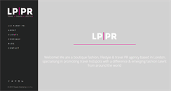 Desktop Screenshot of lizparrypr.co.uk